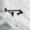 Matte Black Wall Mounted Pot Filler Faucet